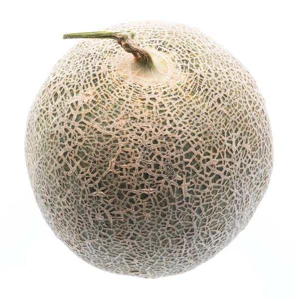 Melon frukt på vit bakgrund — Stockfoto