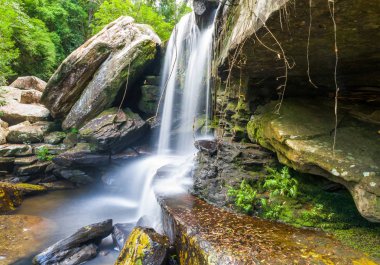 Ormanda derin, Phu Kradueng Milli Parkı, Loei Provi şelale