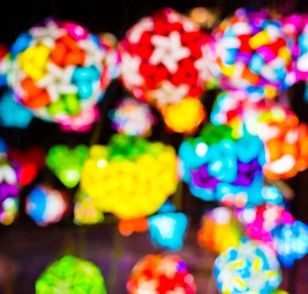 Blur lâmpadas coloridas em estilo moderno — Fotografia de Stock