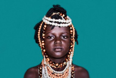 White and blue and black