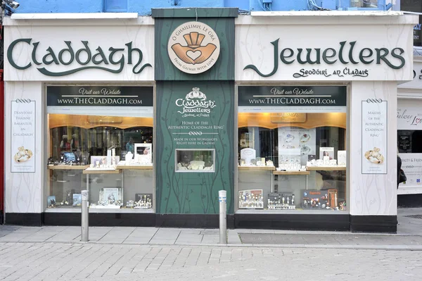 Shop Street, Galway, Ireland June 2017, Claddagh Jewellers Shop,