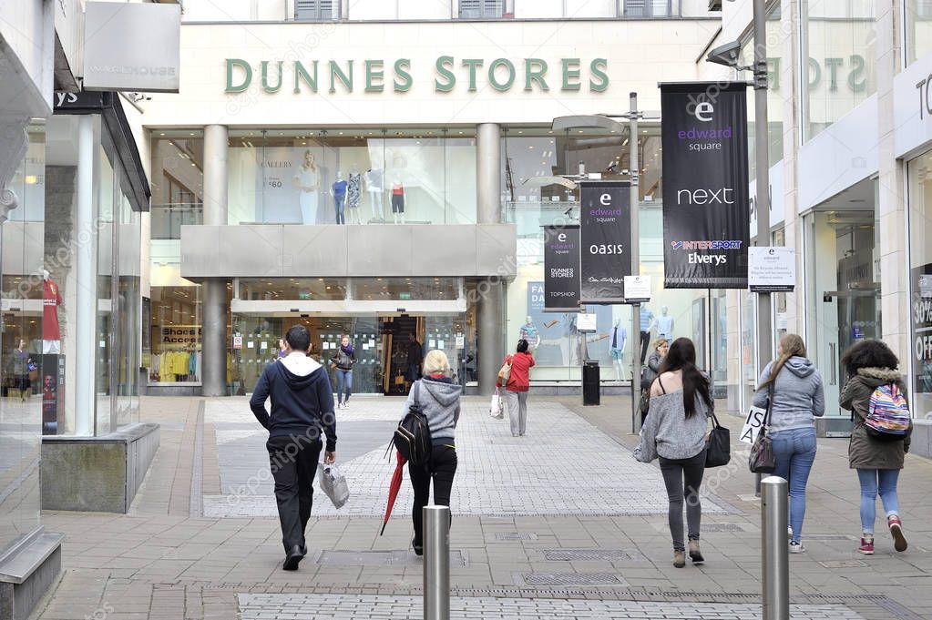 Shop Street Galway, Ireland June 2017, Eyre Square