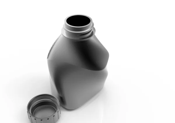 Γυάλινο μπουκάλι 3d — Φωτογραφία Αρχείου