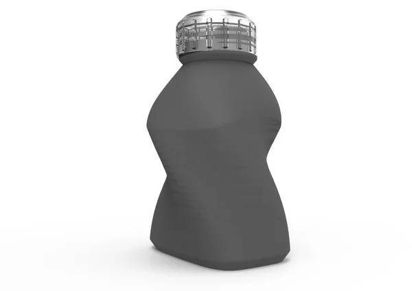 Szklana butelka 3d — Zdjęcie stockowe