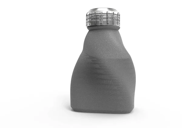 Γυάλινο μπουκάλι 3d — Φωτογραφία Αρχείου