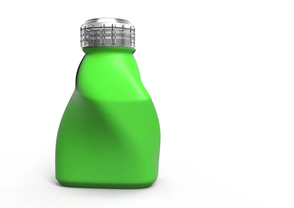 Glass bottle 3D — Stock Photo, Image