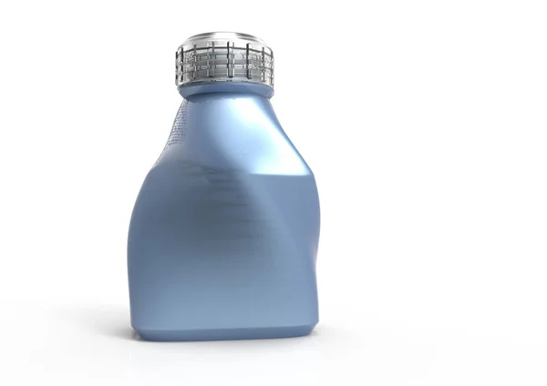 Botella de vidrio 3D —  Fotos de Stock