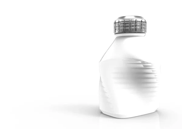 Glass bottle 3D — Stock Photo, Image