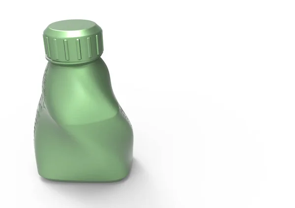 Glass bottle 3D — Stock Photo, Image