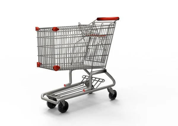 Carrito de compras fondo — Foto de Stock