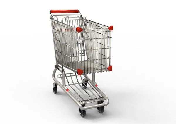 Shopping cart   background — Stock Photo, Image