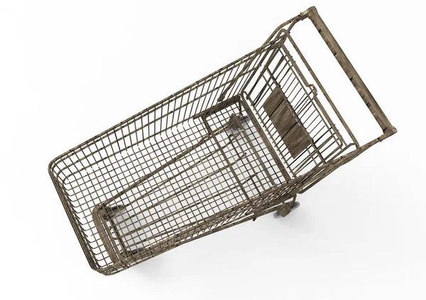 Shopping cart bakgrund — Stockfoto