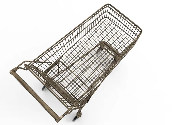 Shopping cart bakgrund — Stockfoto