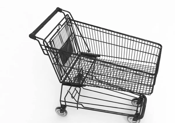 Carrito de compras fondo — Foto de Stock