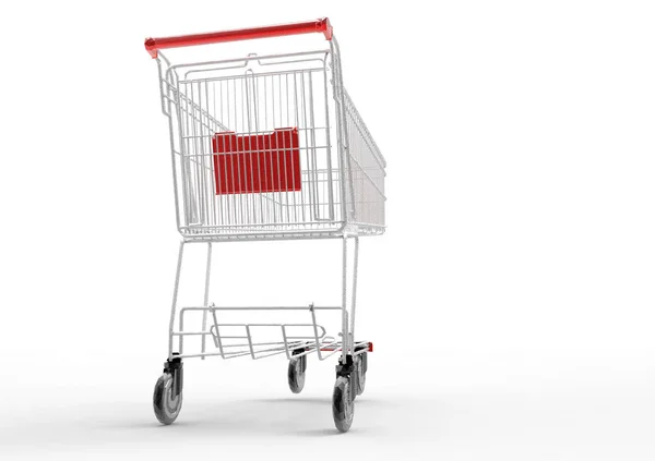 Carrito de compras fondo — Foto de Stock