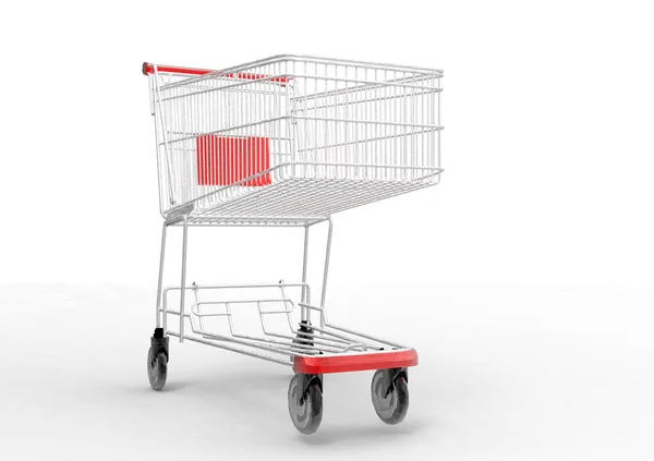 Shopping cart bakgrund — Stockfoto