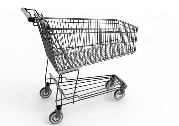 Shopping cart bakgrund — Stockfoto