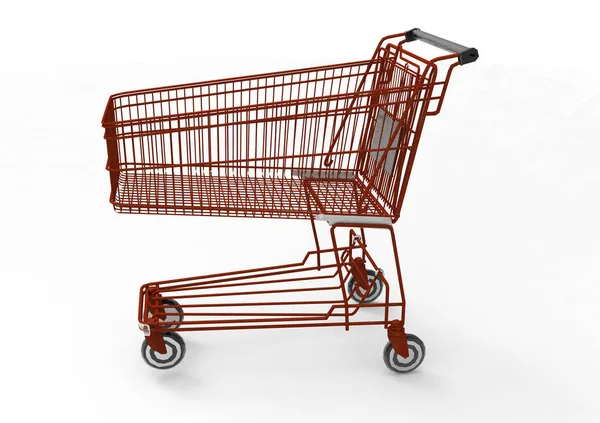 Shopping cart bakgrund — Stockfoto