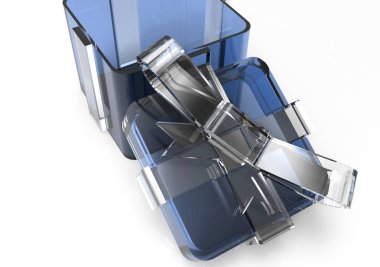 Şerit sarılmış hediye paketi