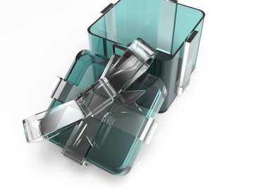 Şerit sarılmış hediye paketi