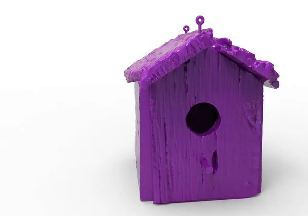 Casa dell'uccello / casa di legno — Foto Stock
