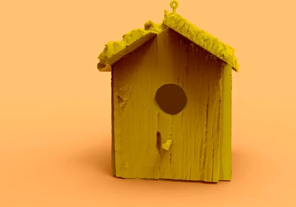 Bird house / trä hus — Stockfoto