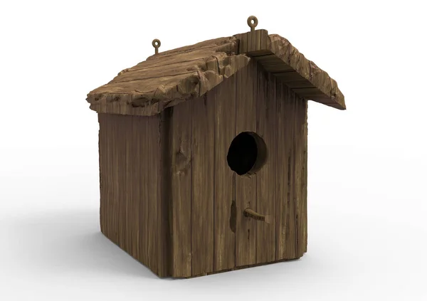 Casa de aves / casa de madera —  Fotos de Stock