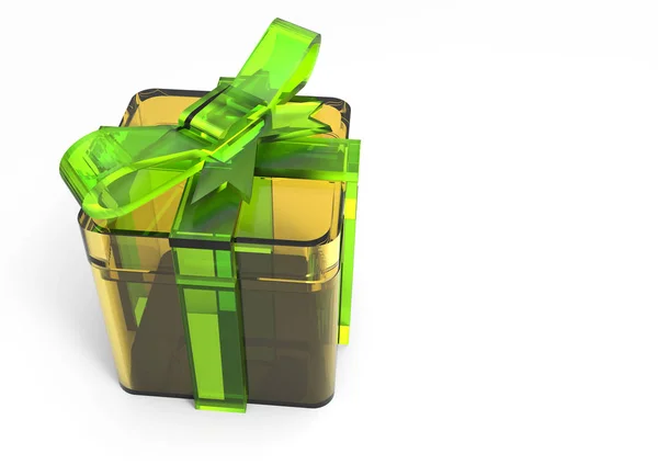 Lint verpakt Geschenkpakket — Stockfoto