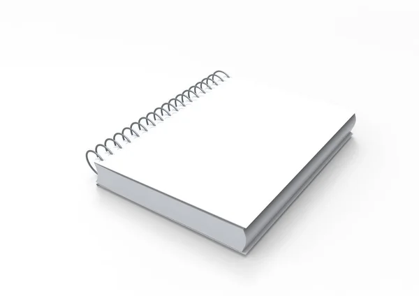 Caderno de capa 3D — Fotografia de Stock