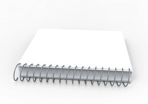 Caderno de capa 3D — Fotografia de Stock