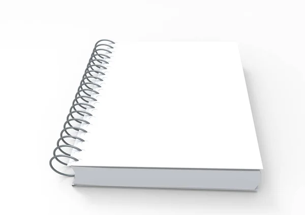 Caderno de capa 3D — Fotografia de Stock