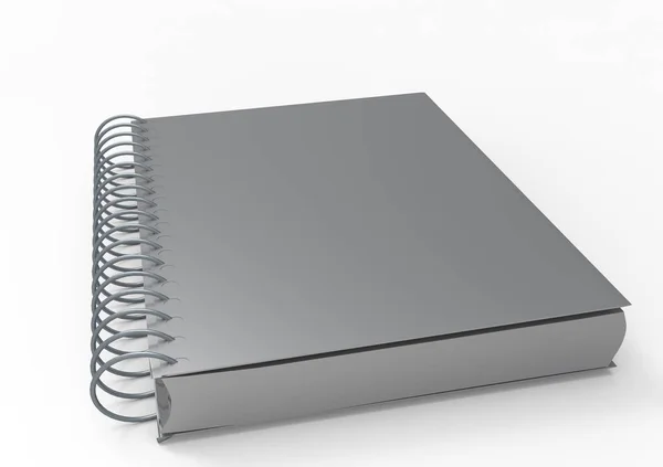 3D notebook obal — Stock fotografie