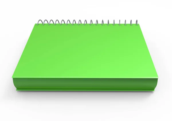 3D notebook obal — Stock fotografie