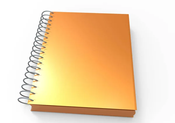 3D notebook obal — Stock fotografie