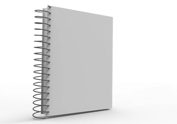 3D notebook obal — Stock fotografie