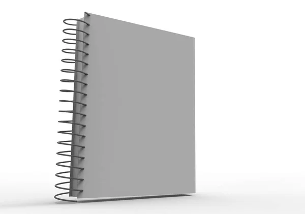 3D notebook obal — Stock fotografie