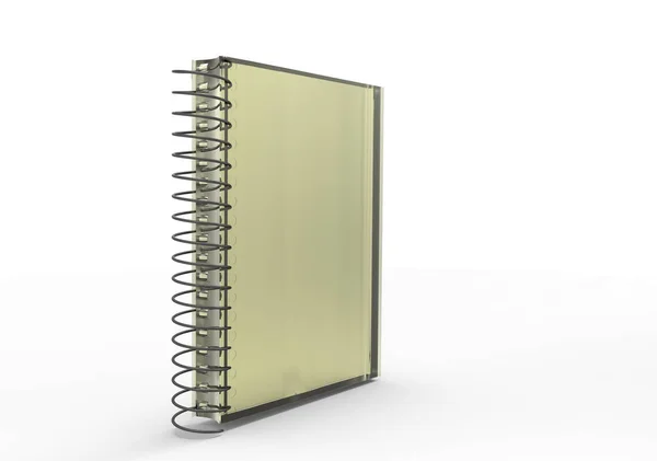 Cuaderno de portada 3D — Foto de Stock