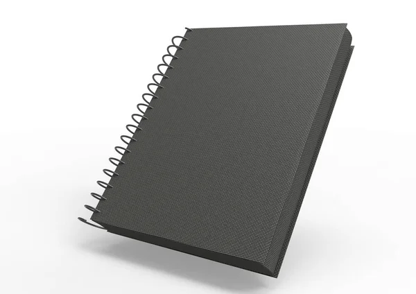 3D notebook obal — Stock fotografie