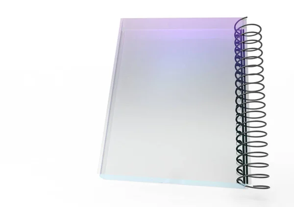 3D notebook obal — Stock fotografie