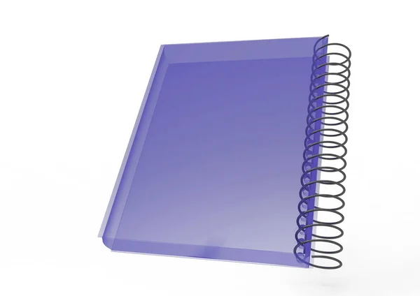 3D notebook obal — Stock fotografie