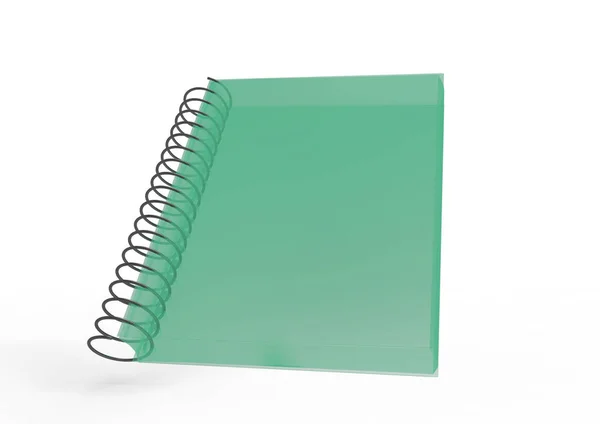 3D notebook obal — Stock fotografie