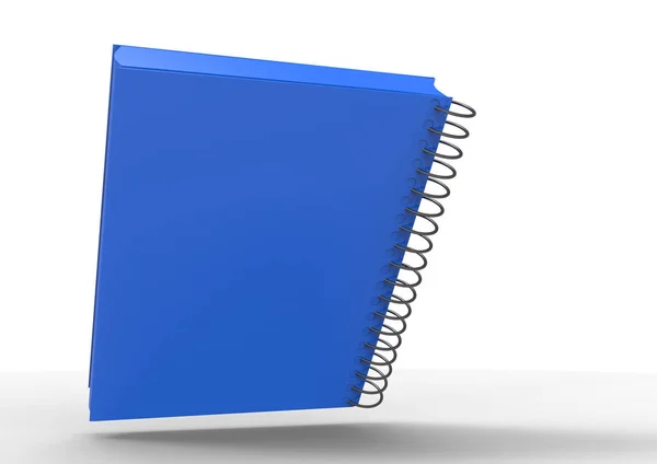 Caderno de capa 3D — Fotografia de Stock