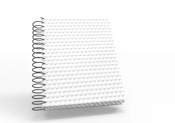 3D notebook obal — Stock fotografie