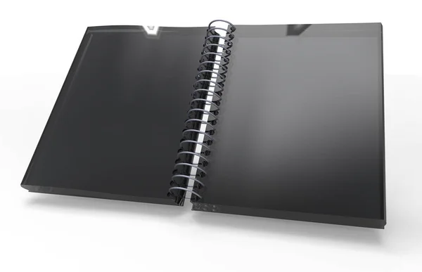 Stránky 3d notebook — Stock fotografie