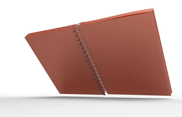 Strona notebook 3d — Zdjęcie stockowe