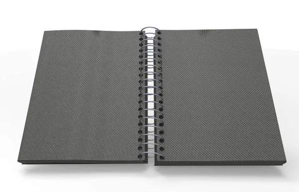 Page 3D notebook — Stock Photo, Image