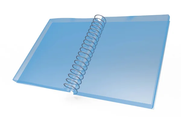 Cuaderno de página 3D —  Fotos de Stock