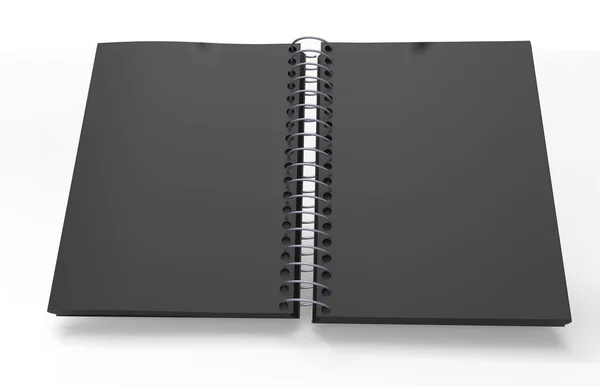 Strona notebook 3d — Zdjęcie stockowe