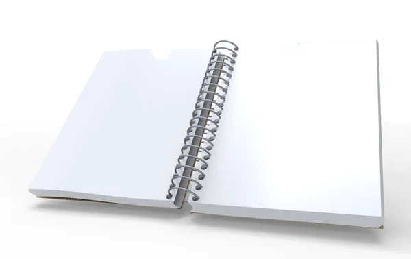 Strona notebook 3d — Zdjęcie stockowe