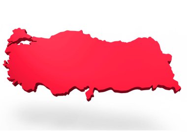 Türkiye'de harita izole